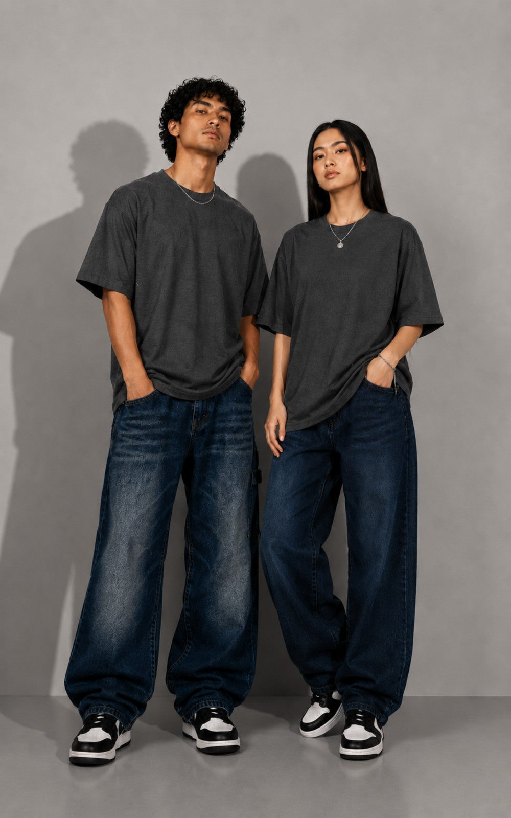 Oversized Dark Grey Tee