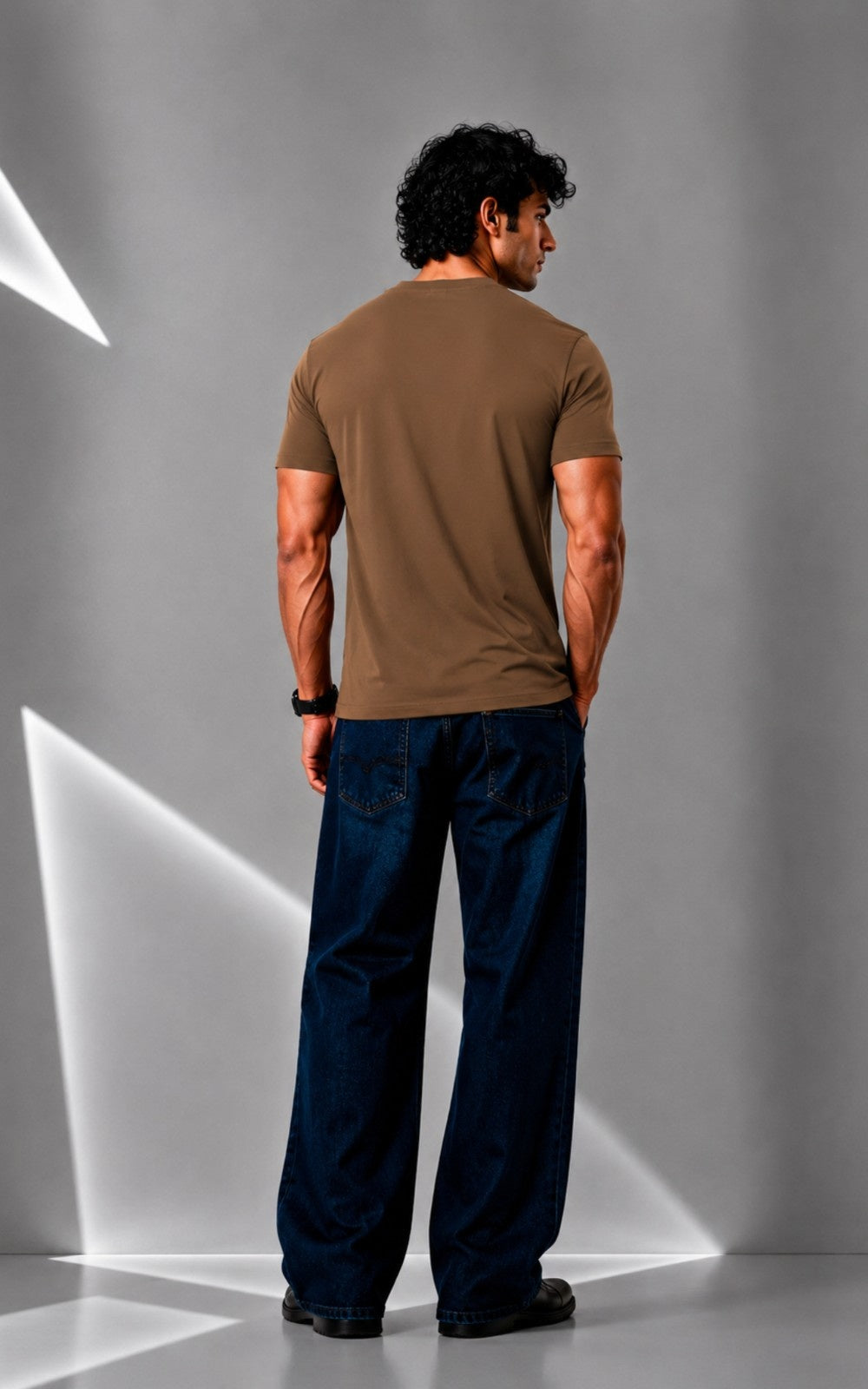 Basic Camel Brown T-Shirt
