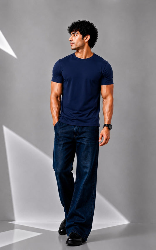 Basic Navy Blue T-Shirt