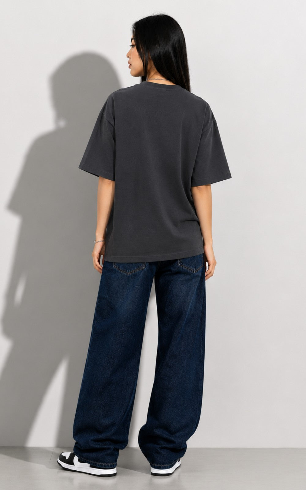 Oversized Dark Grey Tee