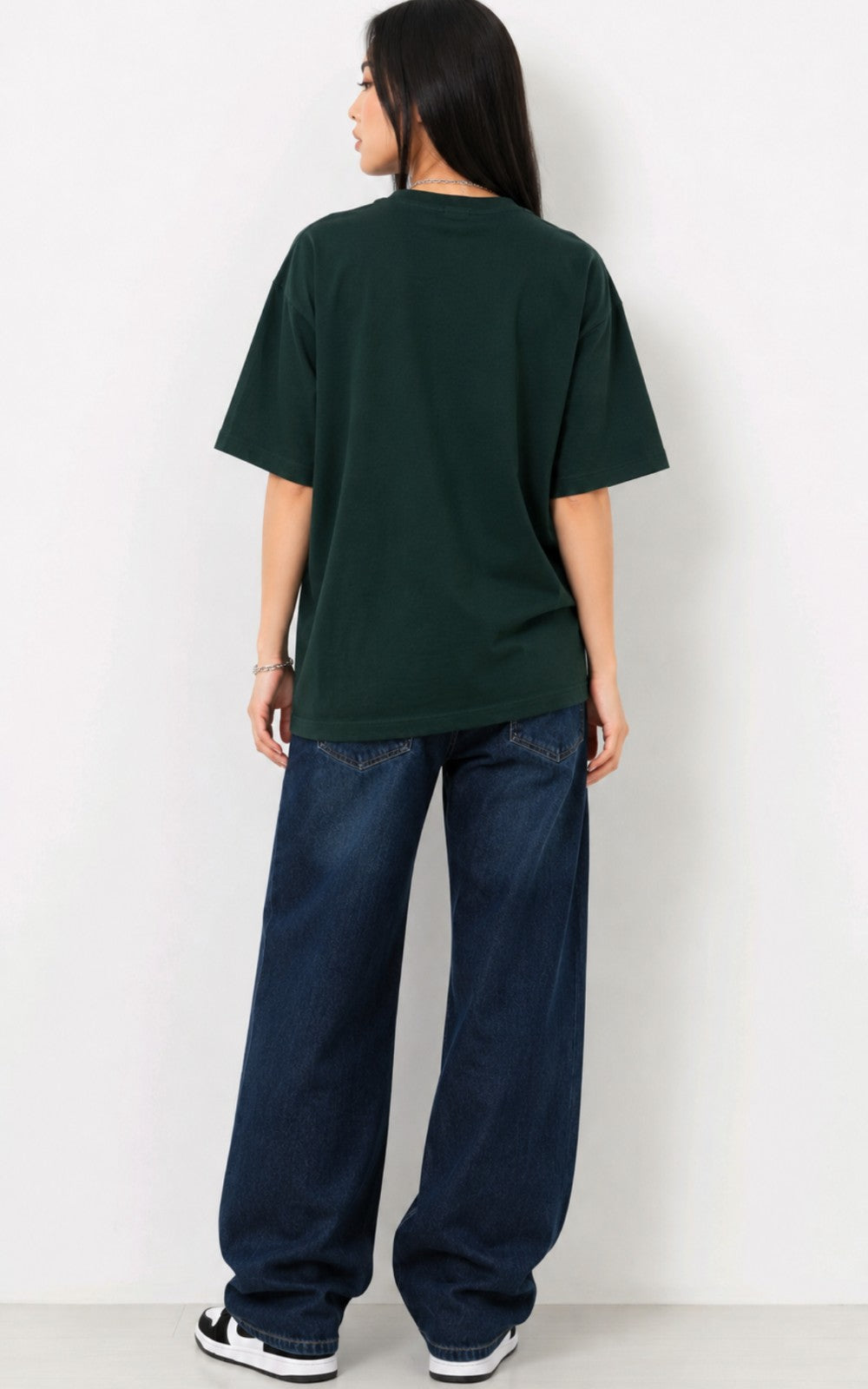 Oversized Forest Green Tee