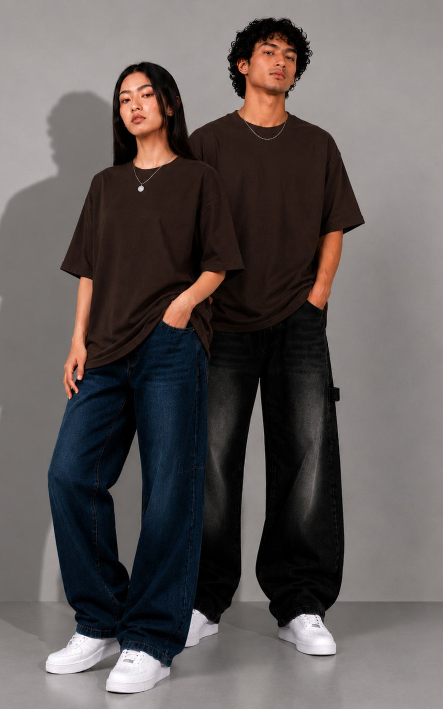 Oversized Dark Brown Tee
