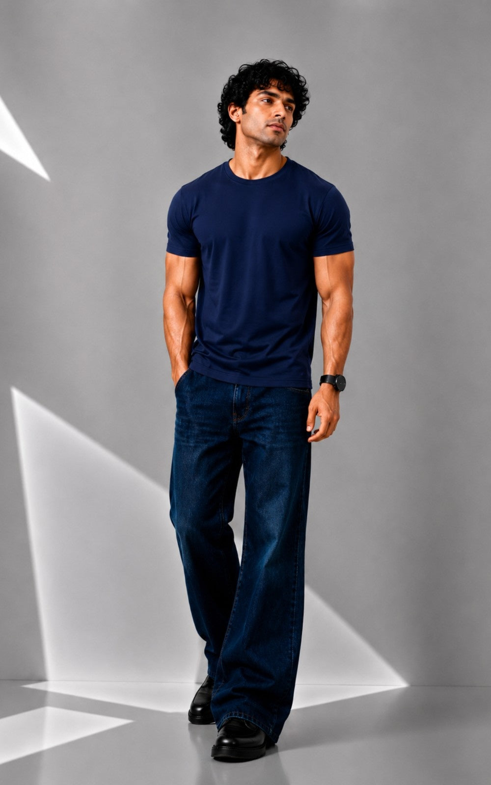 Basic Navy Blue T-Shirt