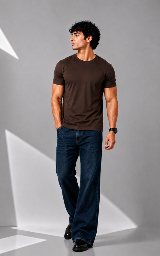 Basic Dark Brown T-Shirt