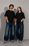 Oversized Black Tee