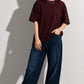 Oversized Burgundy Tee