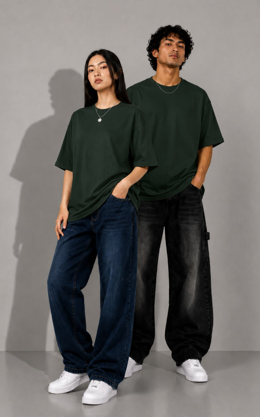 Oversized Forest Green Tee