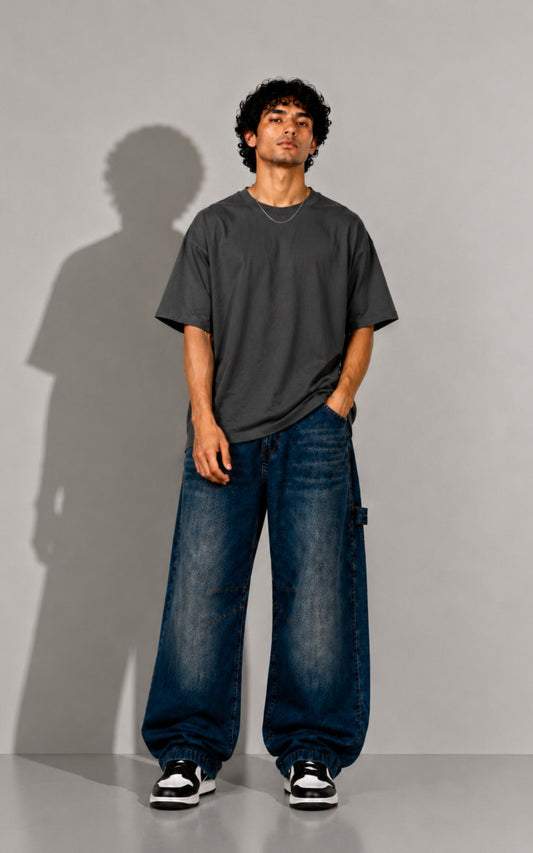 Oversized Dark Grey Tee