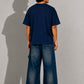 Oversized Navy Blue Tee