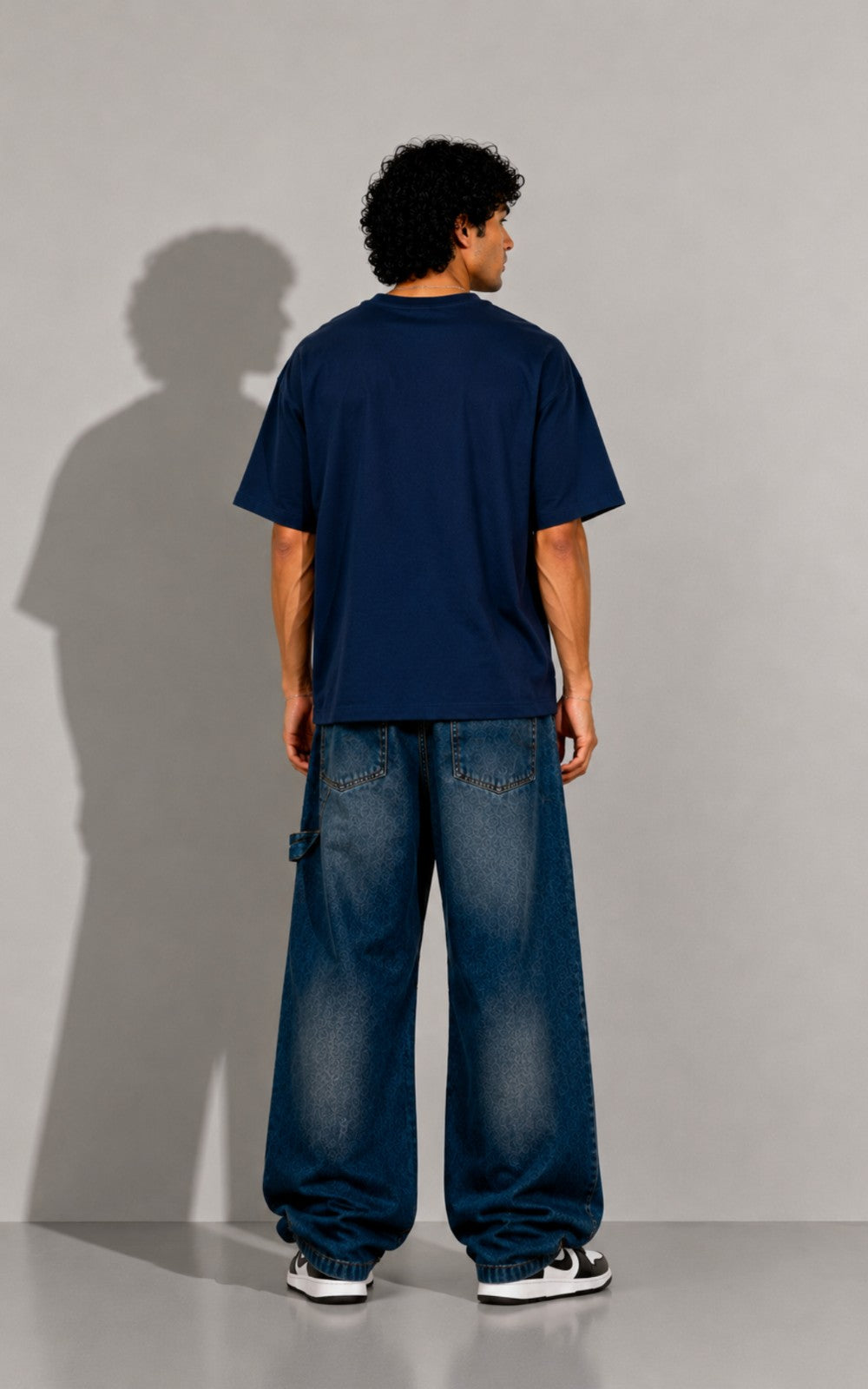 Oversized Navy Blue Tee