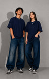Oversized Navy Blue Tee