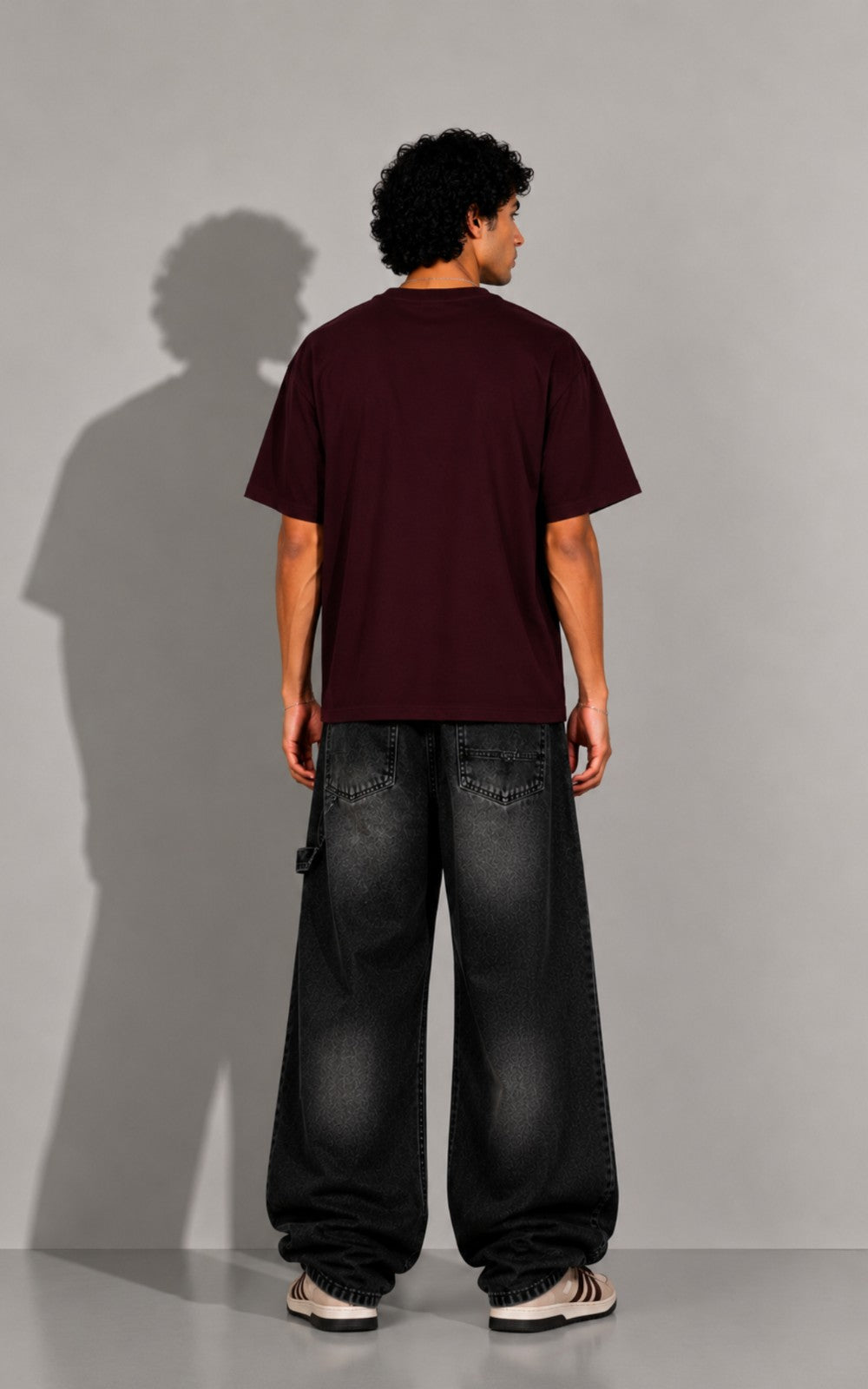 Oversized Burgundy Tee