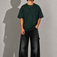 Oversized Forest Green Tee
