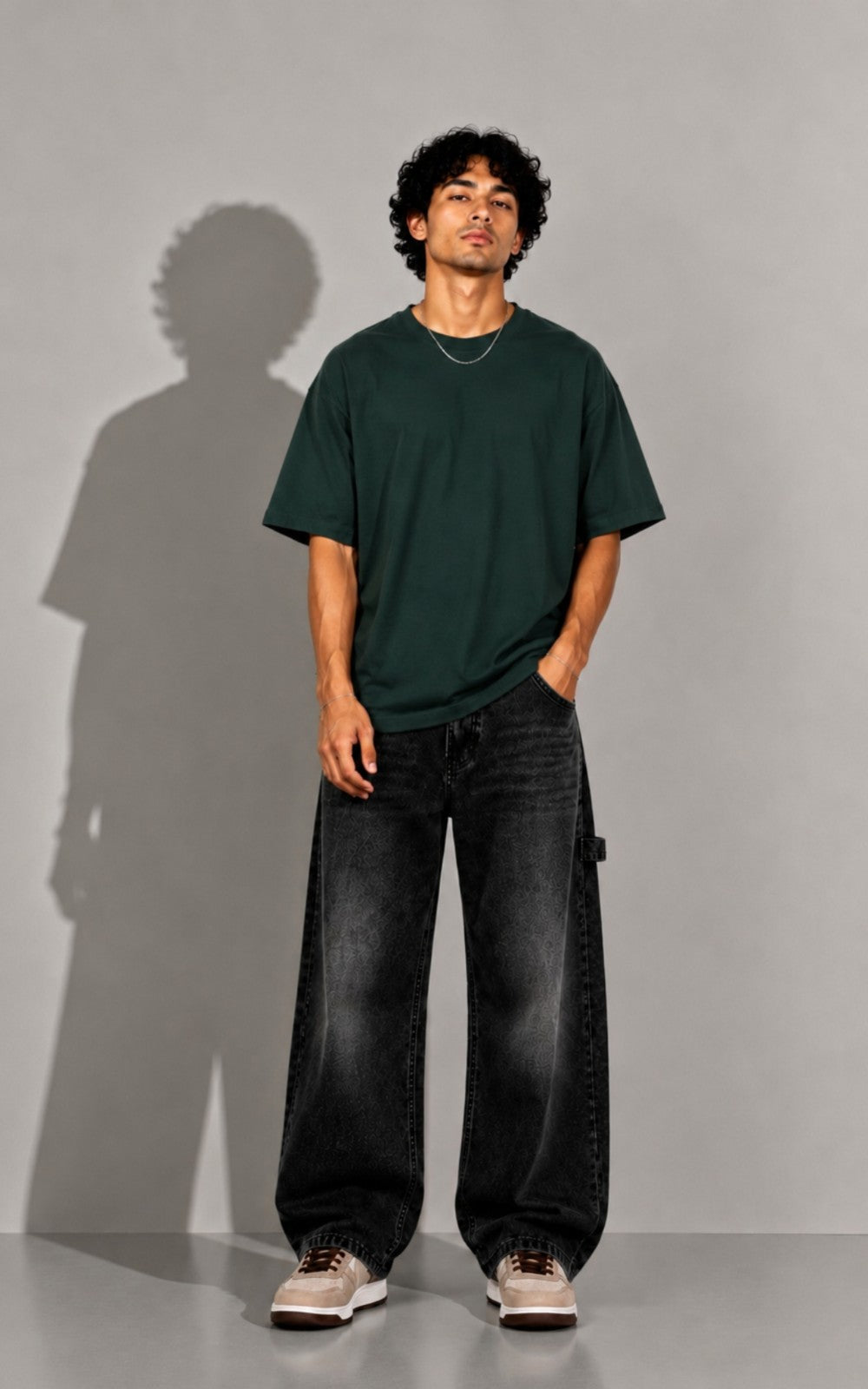 Oversized Forest Green Tee