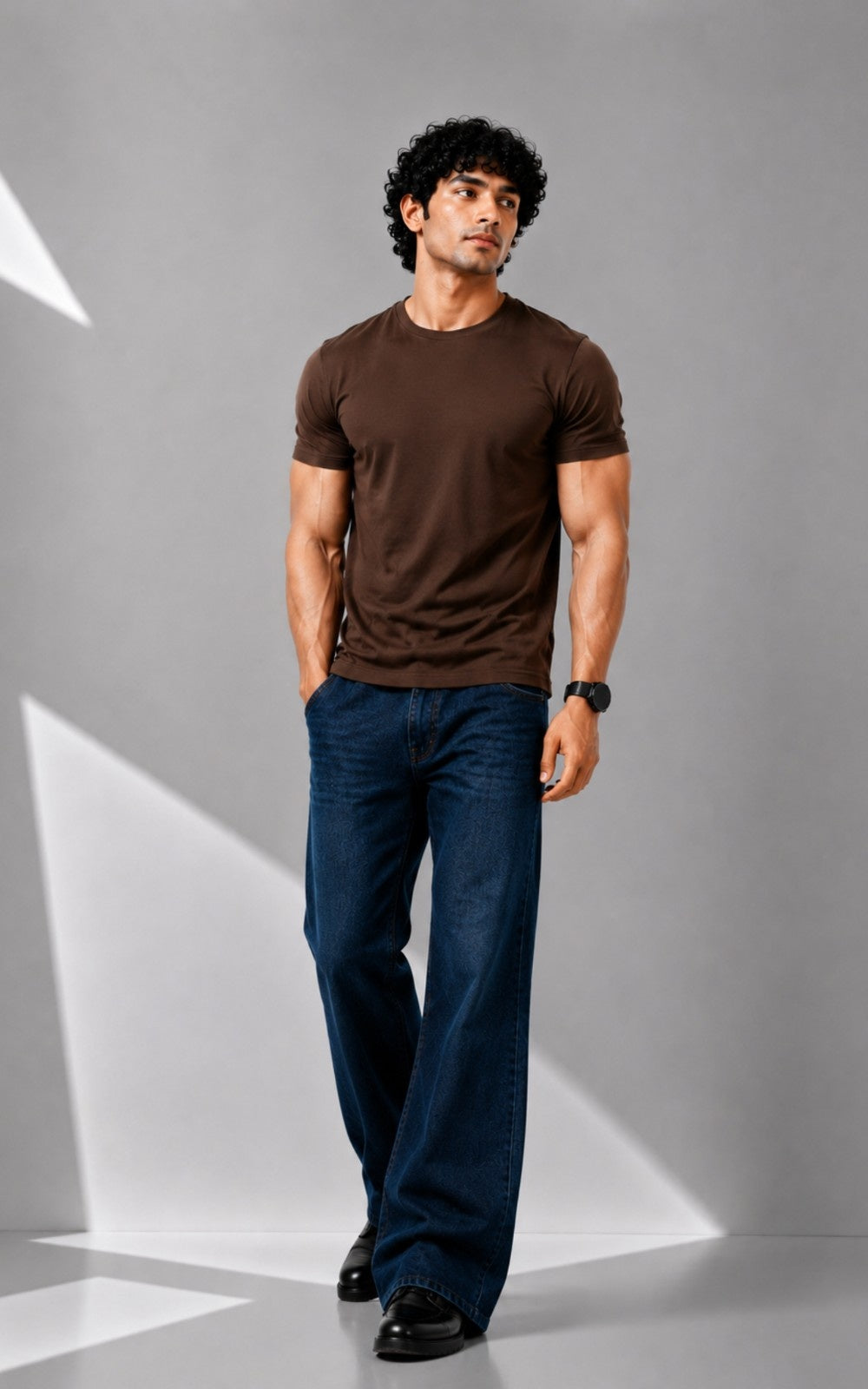 Basic Dark Brown T-Shirt
