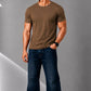 Basic Camel Brown T-Shirt