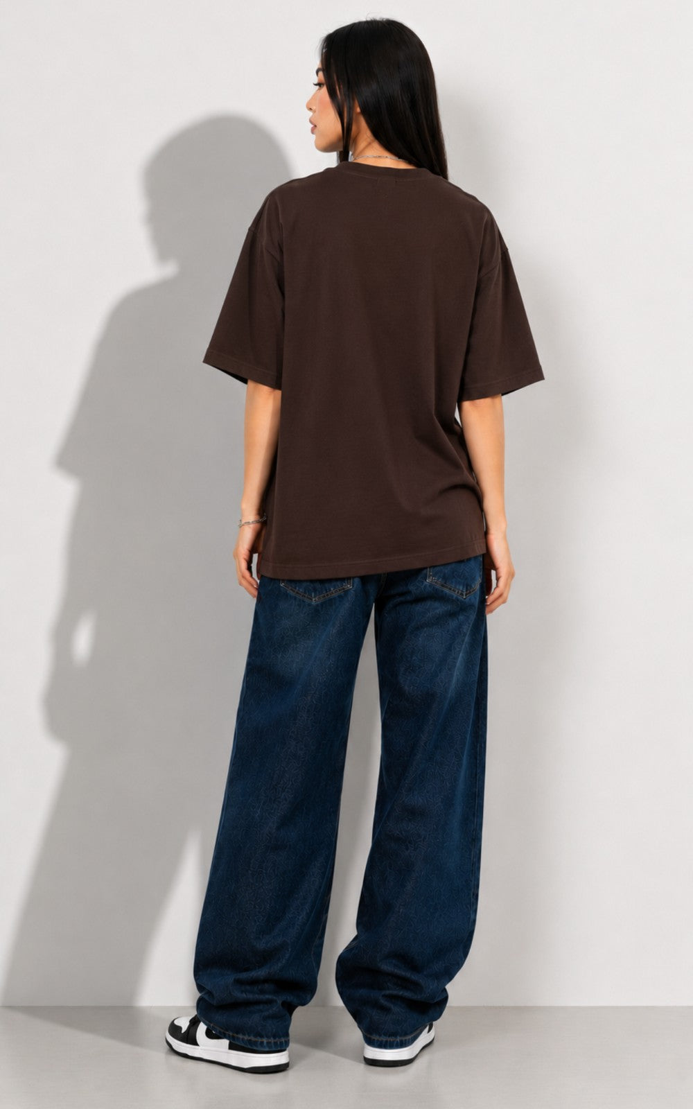 Oversized Dark Brown Tee