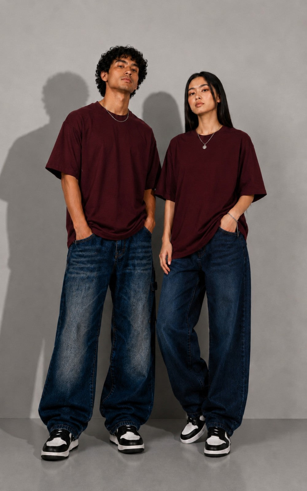 Oversized Burgundy Tee