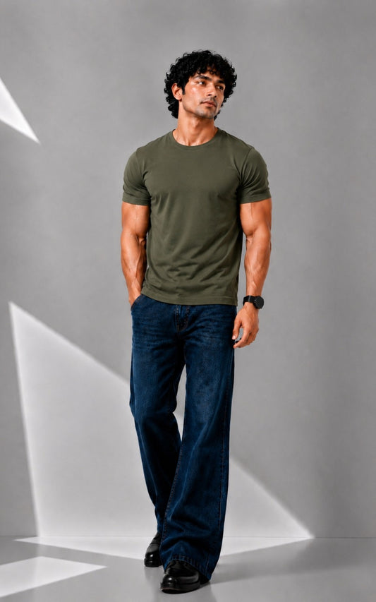Basic Olive Green T-Shirt