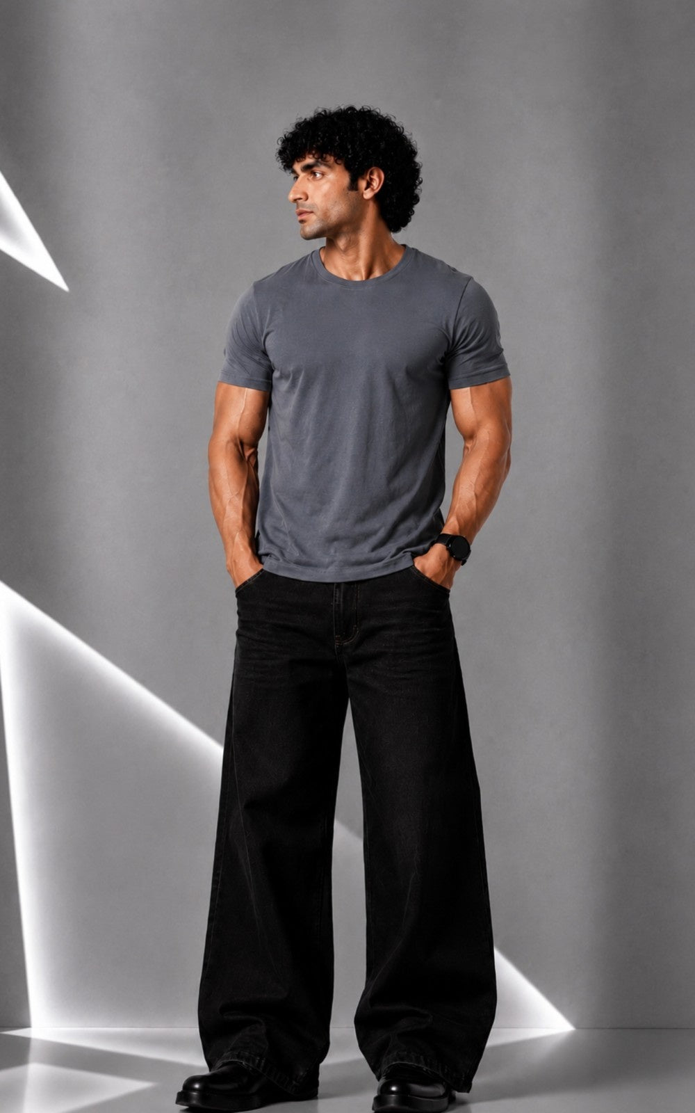 Basic Steel Grey T-Shirt
