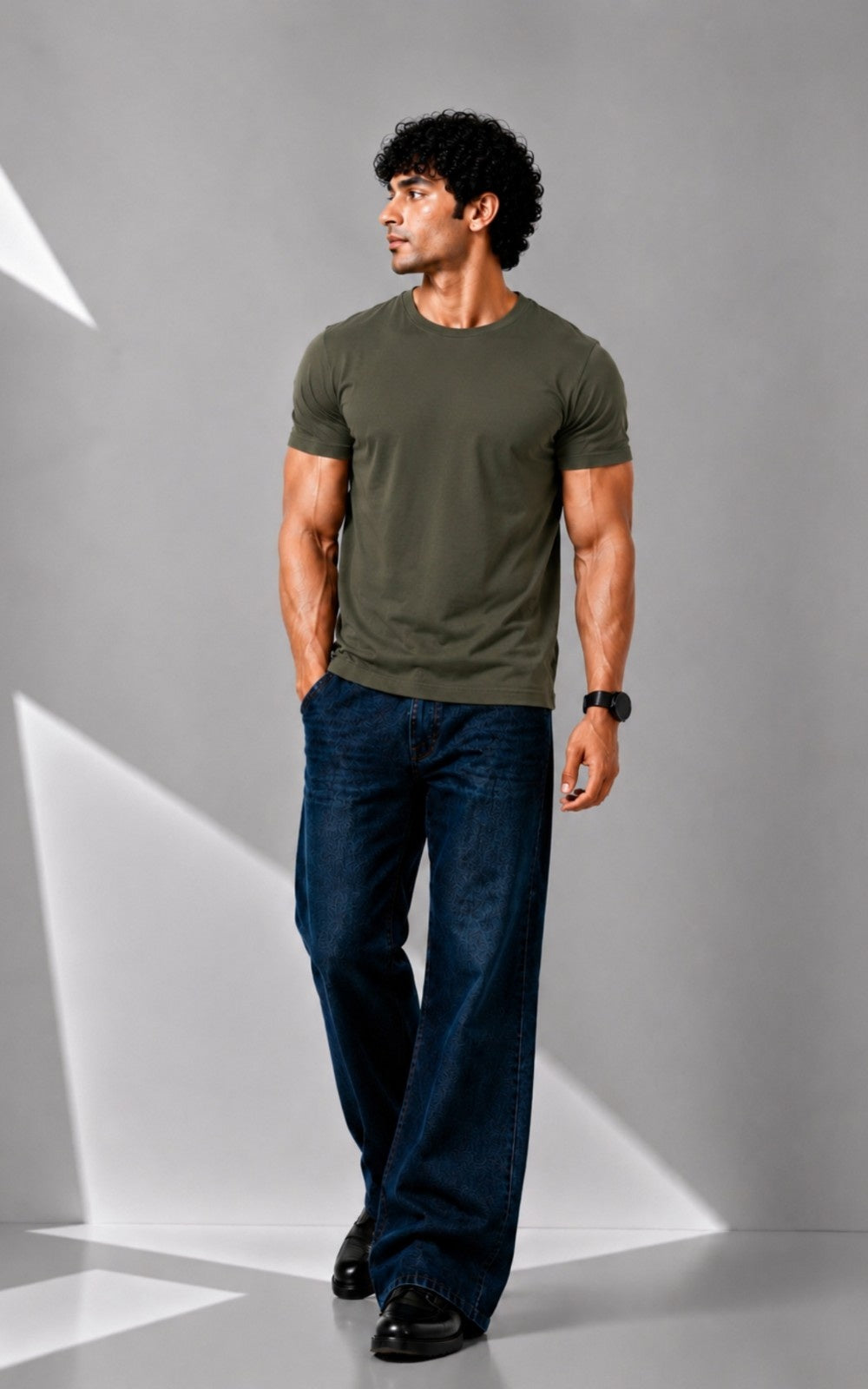 Basic Olive Green T-Shirt