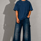Oversized Teal Blue Tee