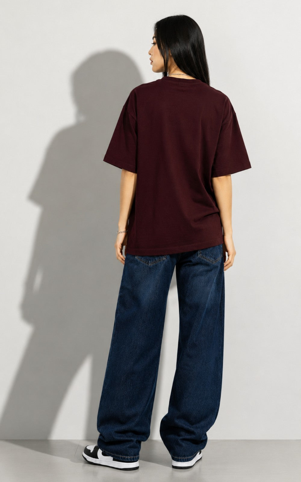 Oversized Burgundy Tee