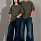Oversized Olive Green Tee