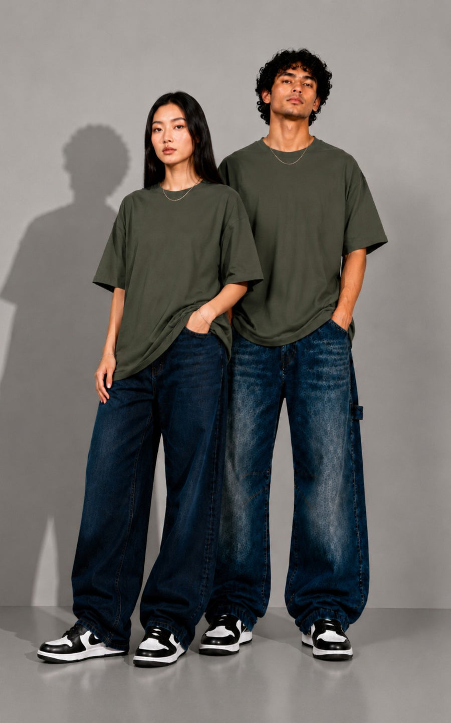 Oversized Olive Green Tee