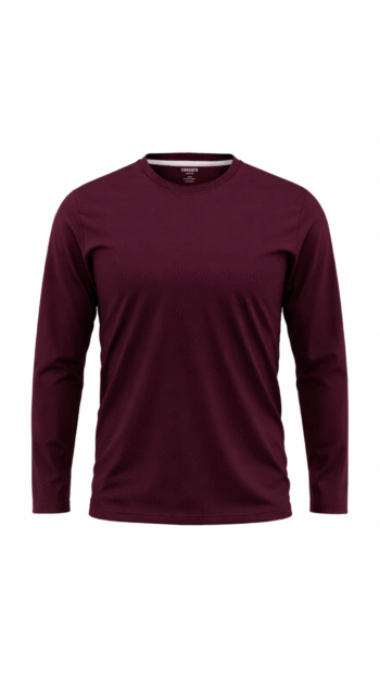 Basic Burgundy Long Sleeves