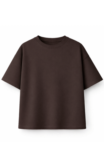 Oversized Dark Brown Tee