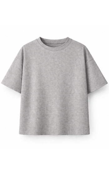 Oversized Heather Grey Tee
