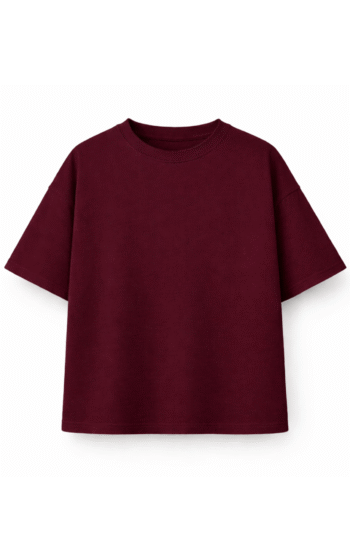 Oversized Burgundy Tee