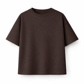 Oversized Dark Brown Tee