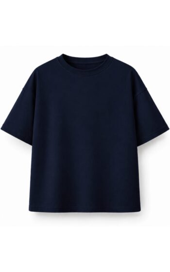 Oversized Navy Blue Tee