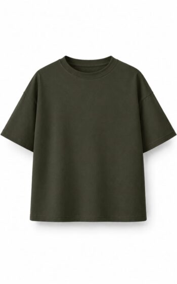 Oversized Olive Green Tee